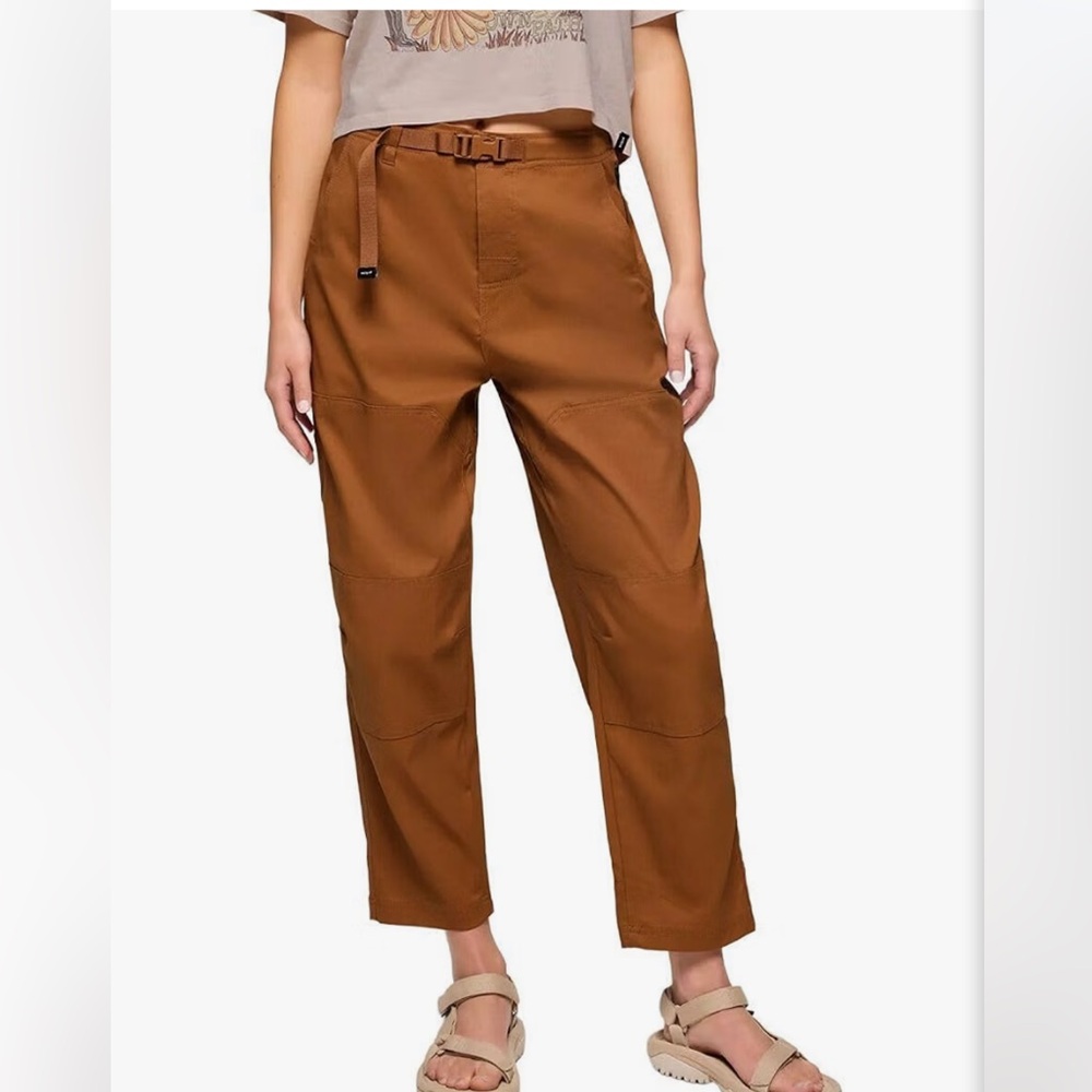 prAna Stretch Zion Cinch Pants- Tawny XS